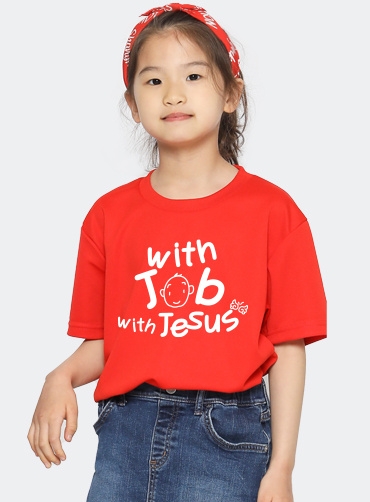 WITH JESUS 날개  / 교회단체티A34  | 단체티 단체행사티 주문제작 탑앤탑
