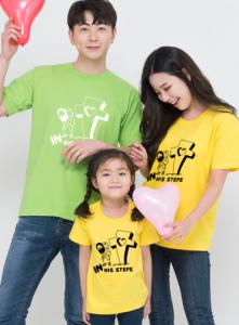 IN HIS STEPS  / 교회단체티A43  | 교회티 단체티 주문제작 탑앤탑
