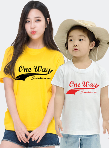 one way 지져스 미  / 교회단체티A57 | 단체티 주문제작 탑앤탑