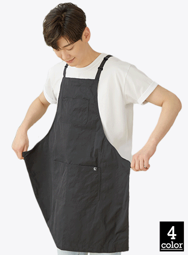 X형 페더 에이프런 HOP1002 | 단체유니폼 단체앞치마 주문제작 탑앤탑