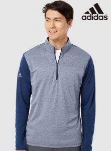 [Adidas] 아디다스 헤더 블록 프린트 쿼터 집 풀오버 A522 | 브랜드단체복 주문제작 탑앤탑