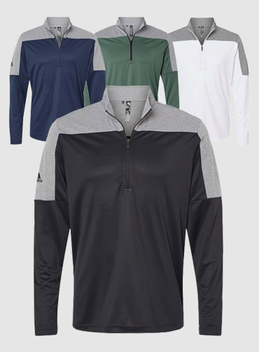 [Adidas] 아디다스 라이트웨이트 퀄터집업풀오버 A552 | 브랜드단체복 주문제작 탑앤탑