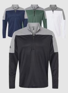 [Adidas] 아디다스 라이트웨이트 퀄터집업풀오버 A552 | 브랜드단체복 주문제작 탑앤탑