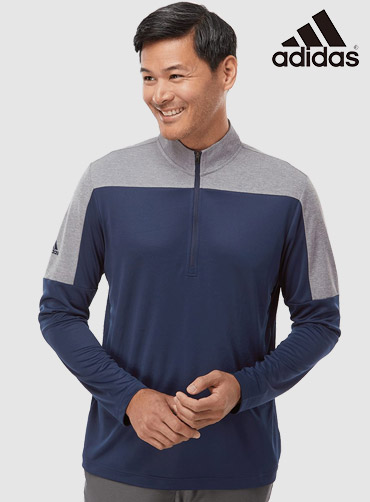 [Adidas] 아디다스 라이트웨이트 퀄터집업풀오버 A552 | 브랜드단체복 주문제작 탑앤탑