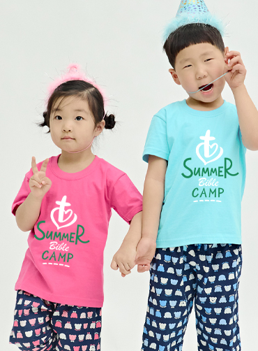 SUMMER BIBLE CAMP / 교회단체티N34  | 단체복 주문제작 탑앤탑
