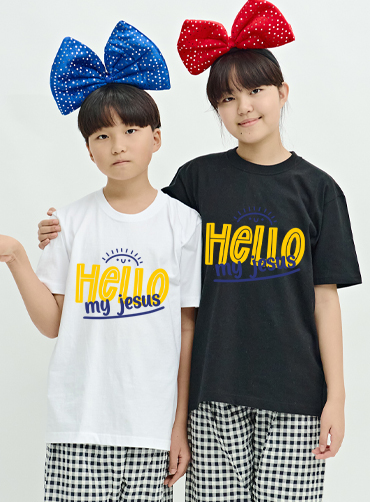 HELLO MY JESUS / 교회단체티N32  | 단체복 주문제작 탑앤탑