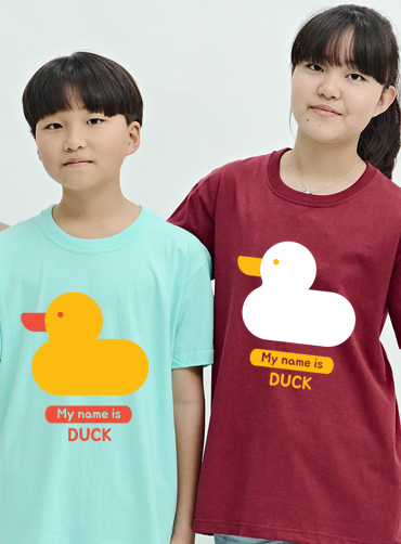 My name is Duck / 아동단체티75 | 단체복 주문제작 탑앤탑 My name is Duck / 아동단체티75 | 단체복 주문제작 탑앤탑