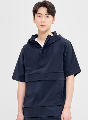 스판 반팔 아노락 LEN150 | 단체자켓 단체점퍼 주문제작 탑앤탑