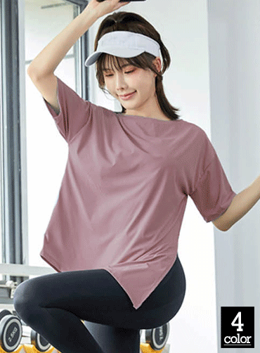 트임 스판 반팔 D1329 | 단체티 기능성단체티 주문제작 탑앤탑