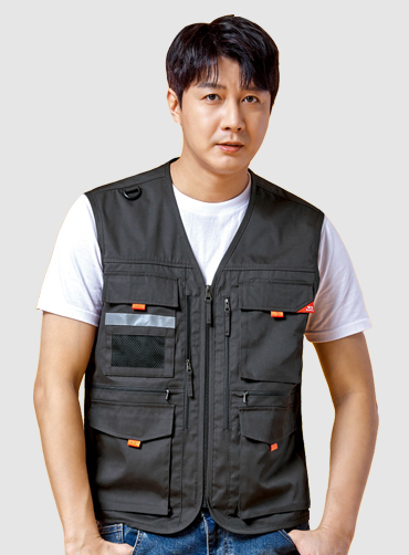 [K2] SAFETY 작업복 PMS601 | 브랜드단체조끼 근무복조끼 주문제작 탑앤탑