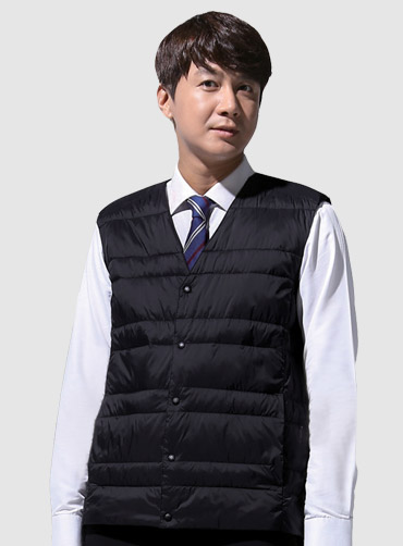 [라이크빈] 경량패딩조끼 LB2F609 | 브랜드단체조끼 주문제작 탑앤탑