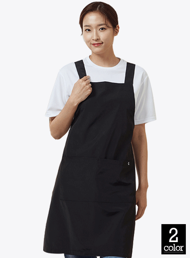 H형 베이직 방수 앞치마 HOP560 | 단체유니폼 단체앞치마 주문제작 탑앤탑