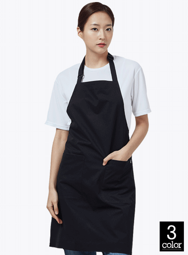 목걸이형 라이크코튼 앞치마 HOP850 | 단체유니폼 단체앞치마 주문제작 탑앤탑
