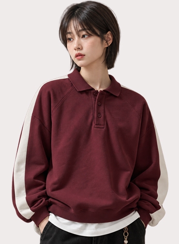 리파인 헤비 카라 스웨트셔츠 5종 FMMT2545_24_02  | 단체티 주문제작 탑앤탑