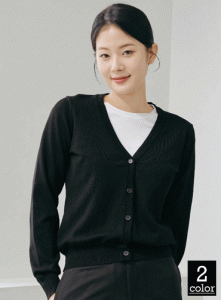 여성 솔리드 가디건 HOP101W | 단체가디건 주문제작 탑앤탑