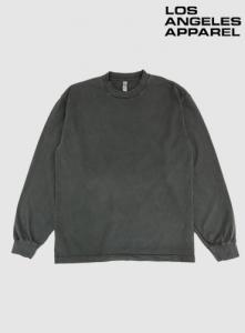 [로스엔젤레스어페럴]1807GD피그먼트다이긴팔티셔츠6.5oz | 브랜드단체티 주문제작 탑앤탑