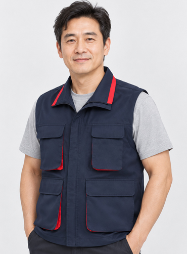퍼블릭 오피스 조끼(원단형) DEP450 | 단체조끼 주문제작 탑앤탑 퍼블릭 오피스 조끼(원단형) DEP450 | 단체조끼 주문제작 탑앤탑