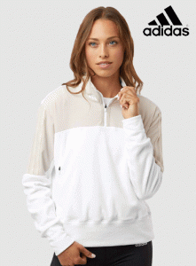 [Adidas] 아디다스 우먼 쿼터 집업풀오버 A601  | 단체티 주문제작 탑앤탑