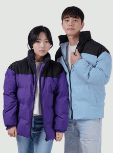 [해외] 배색패딩 CHJK17 | 단체패딩 주문제작 탑앤탑