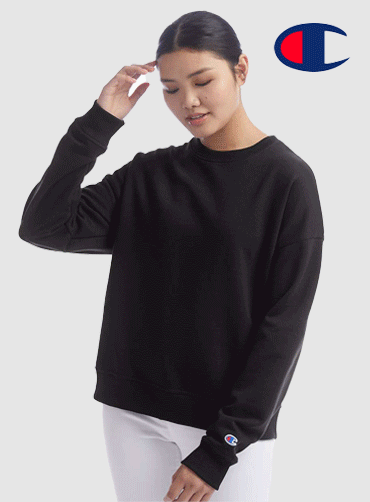 [챔피온 브랜드] 우먼 파워블렌드 스웨트셔츠 S650  | 단체복 주문제작 탑앤탑