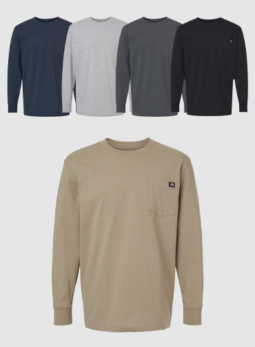 [Dickies]디키즈 트레디션 헤비급 긴팔 티셔츠 WL50 | 브랜드단체티 주문제작 탑앤탑