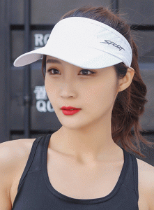 긴 앞챙 햇빛 차단 썬캡 STD374 | 단체모자  주문제작 탑앤탑