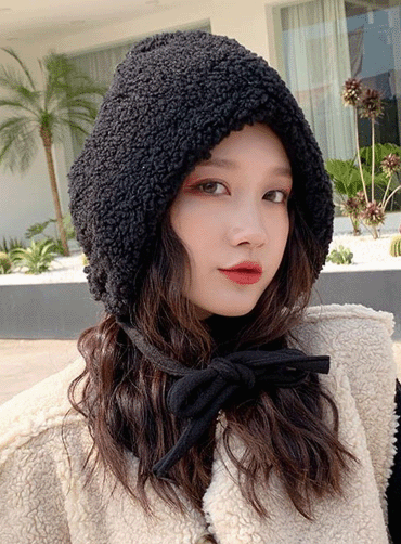 여성 전체 뽀글이 귀여운 모자 STD217 | 단체모자  주문제작 탑앤탑