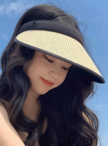 라탄 햇빛차단 썬캡 STD109 | 단체썬캡 주문제작 탑앤탑