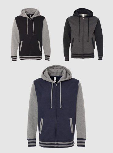 [인디펜던트] 헤비급 바시티 풀집 후드 IND45UVZ  | 단체티 주문제작 탑앤탑