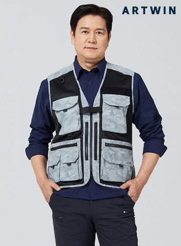 [아트윈] 작업복조끼 25V515 | 브랜드단체조끼 근무복조끼 주문제작 탑앤탑