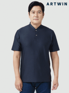 [아트윈] 스판 차이나카라 25T181 | 브랜드단체티 주문제작 탑앤탑