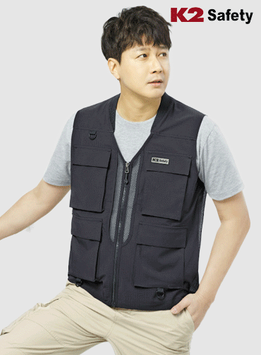 [K2] 워크웨어 VE2603 VE2604 | 브랜드단체조끼 근무복조끼 주문제작 탑앤탑