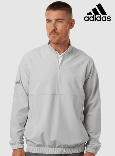 [Adidas] 아디다스 우븐 하프 지퍼 풀오버 A705 | 브랜드단체자켓 단체점퍼 주문제작 탑앤탑