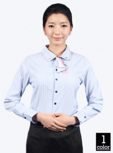 DR11 도로줄블라우스홀서빙복