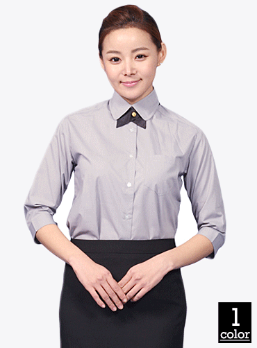 SE47 회색칠부홀서빙복 | 단체유니폼 단체앞치마 주문제작 탑앤탑