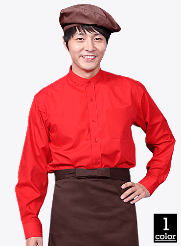 SE33 빨강긴팔차이나홀서빙복 SE33 빨강긴팔차이나홀서빙복