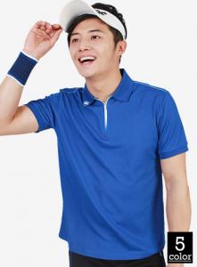 쿨론 쿨링 집업 카라 반팔티(열에 약함) JUN300  | 단체폴로티 주문제작 탑앤탑