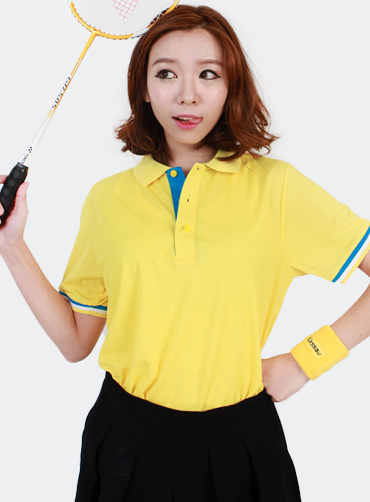 쿨론 니즈쟈가드 카라 반팔티 JUN297  | 단체카라티 주문제작 탑앤탑