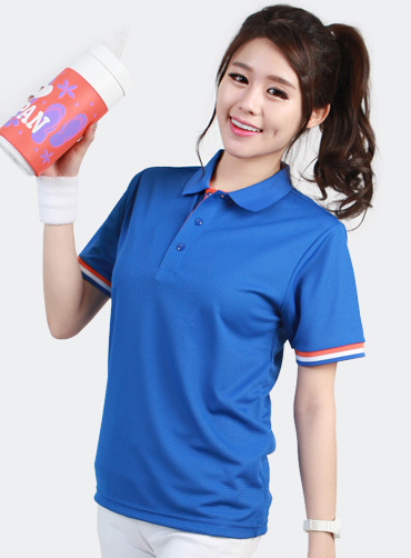 쿨론 니즈쟈가드 카라 반팔티 JUN297  | 단체카라티 주문제작 탑앤탑