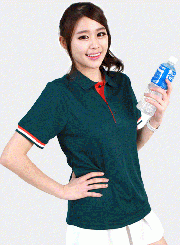 쿨론 니즈쟈가드 카라 반팔티 JUN297  | 단체카라티 주문제작 탑앤탑