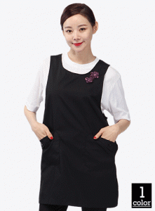 AE153 보라꽃 앞치마 | 단체유니폼 단체앞치마 주문제작 탑앤탑