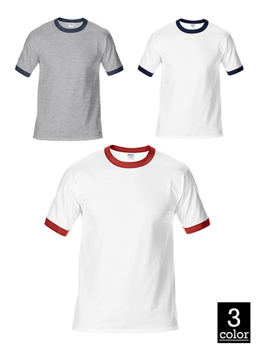 [길단 브랜드] 76600 라운드 링거티 반팔티 | 단체티 주문제작 탑앤탑