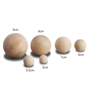 5cm~9cm 나무 공 원형 우드볼 지압 마사지볼 비즈구슬 버치목재