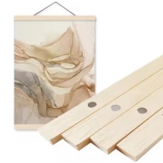 21/31/41/51/61cm 자석 액자 우드 행잉 프레임 원목  포스터 족자