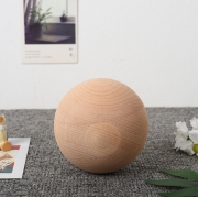 20cm  나무 공 원형 우든볼 라운드 둥근 목재우드 지압 마사지볼 비즈구슬(w)