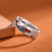 s999실버 평생돈걱정없으려면 이 반지 끼세요 부귀 재물 행운  s872