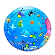 퀴아나 1m 특대형 두드림 물침대 놀이 크롤링 매트 n219A