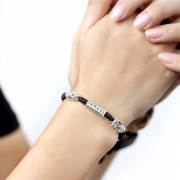 황금을 물어다주는 육자진언 비휴 팔찌 끼고 길상과 재물을 챙기세요   s887