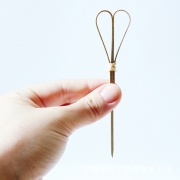 9cm 100개  대나무 꼬지 과일 요리 장식꼬치 식품용