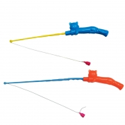 (1개) 35cm 야옹이 자석 낚싯대 1개 낚시놀이용 직선형 캣로드, 접이식 낚싯대